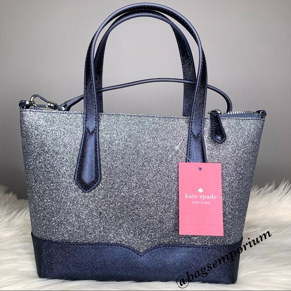 Kate Spade Glitter Satchel Crossbody Bag - Picture 8 of 12